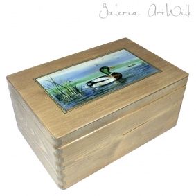 Box "Landscape with a duck"