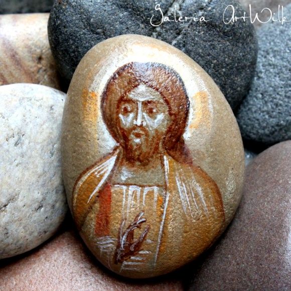 Hand painted pebble
