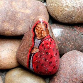 Hand painted pebbles