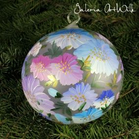 Hand painted glass ball 15 / 35 / 201br