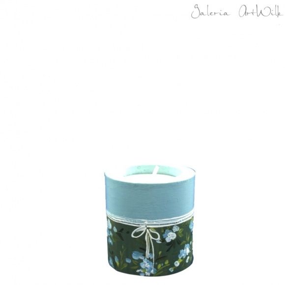 Candlestick - "Mint meadow"