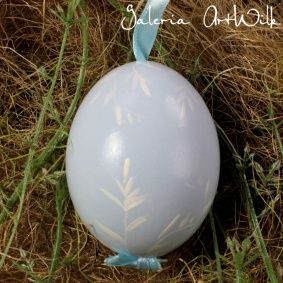 Duck easter egg blue 25 / 8